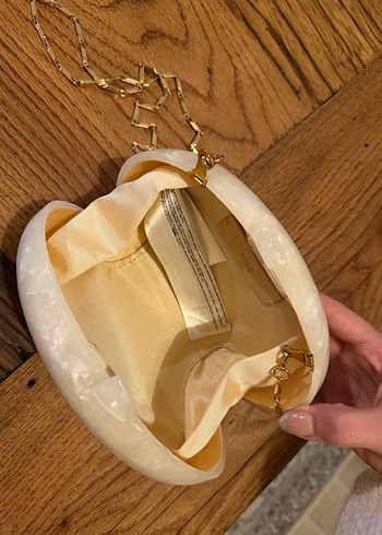 Mango zincir askılı sedef çanta - Görsel 3