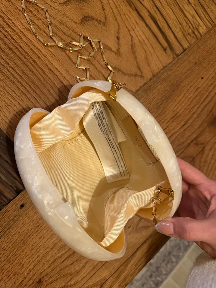 Mango zincir askılı sedef çanta - Görsel 3