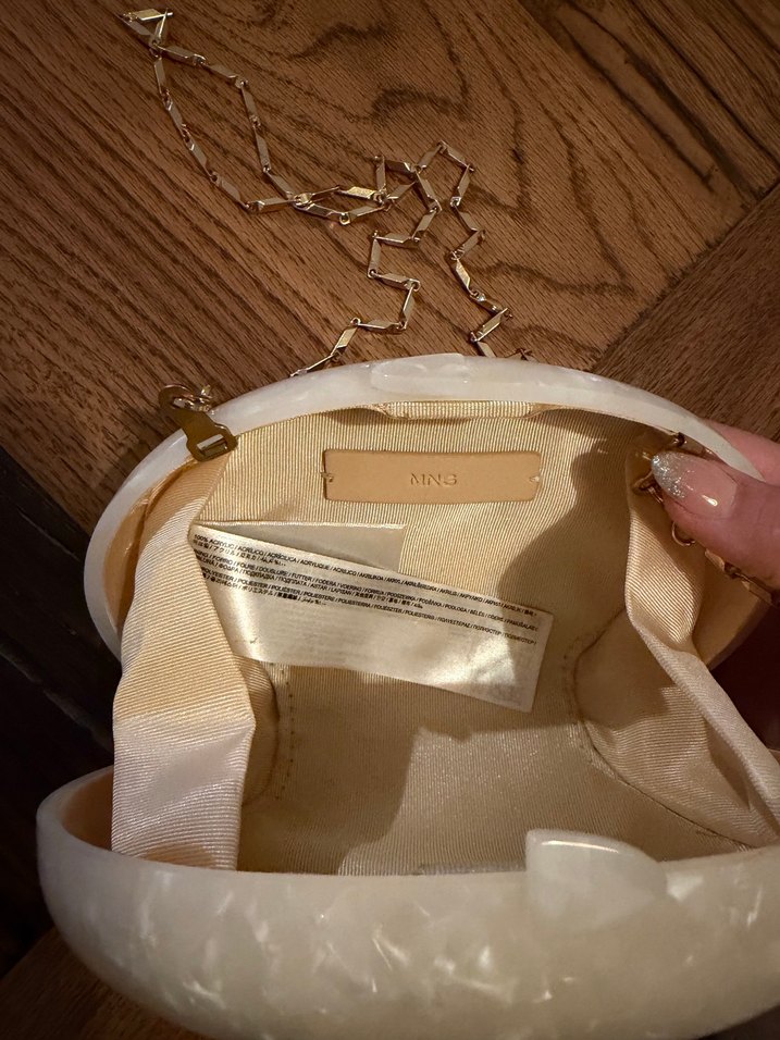 Mango zincir askılı sedef çanta - Görsel 2