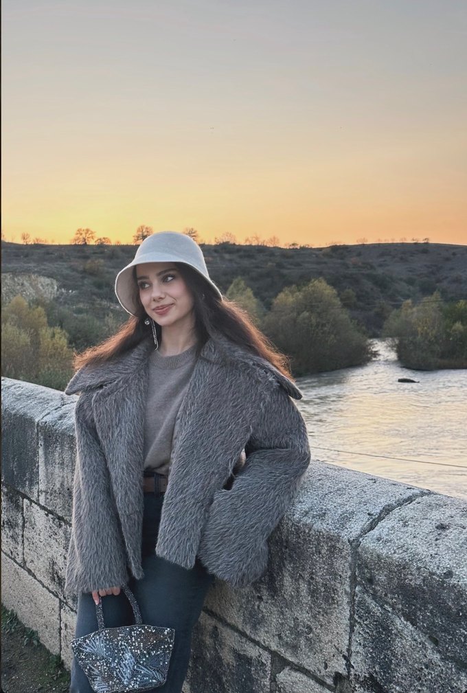 MAİ Kahverengi,tütlü Midi Kadın Kaban - Görsel 3