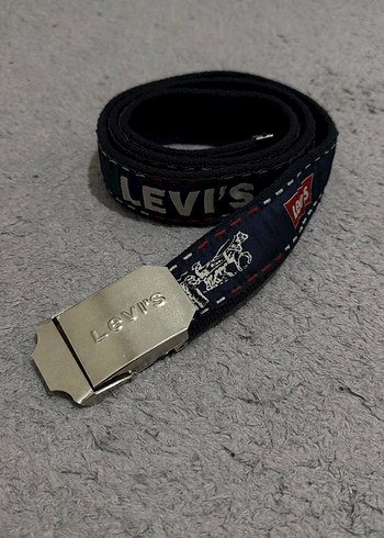 Levis Vintage Levi S Lacivert Desenli Metal Tokali Kumas Kemer