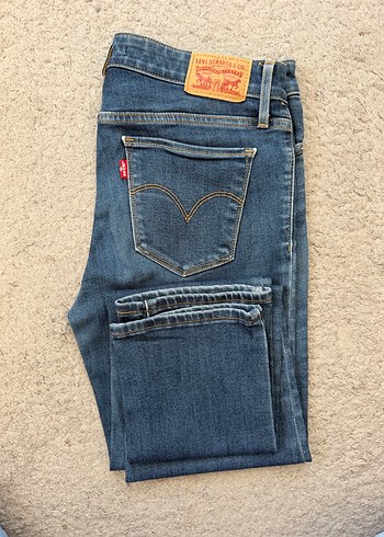 Levis Slim Fit 712 Mavi Denim Jean