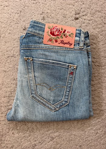 Replay Acik Mavi Denim Jean