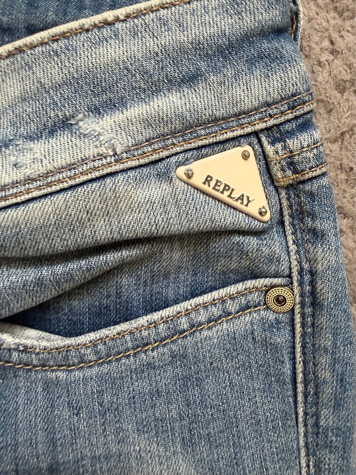 Replay Açık Mavi Denim Jean — görsel 3/7