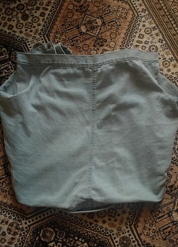 m Beden Oversize açık mavi kot ceket