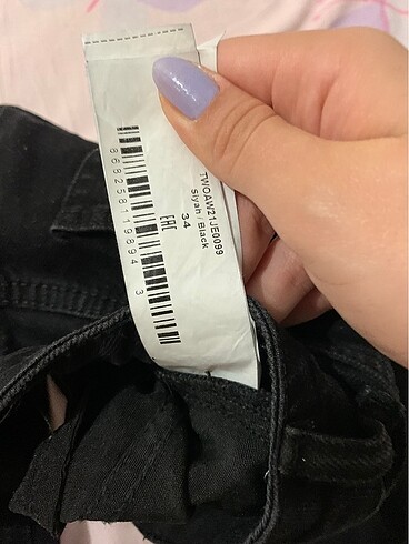 34 Beden siyah Renk ty milla wide leg jean