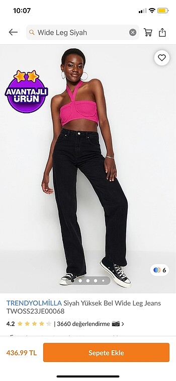 ty milla wide leg jean
