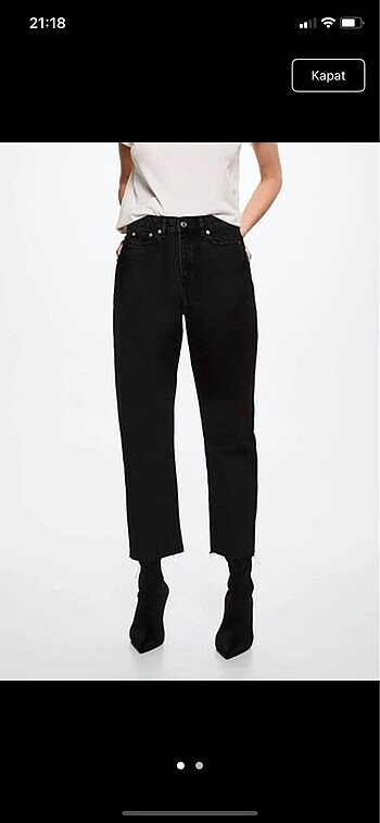 Mango mom jean