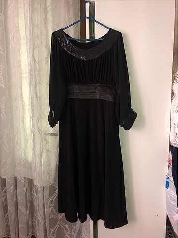 Siyah elbise - Görsel 6