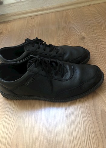 Erkek Siyah Minimalist Ayakkabı Bağcığı - Görsel 2