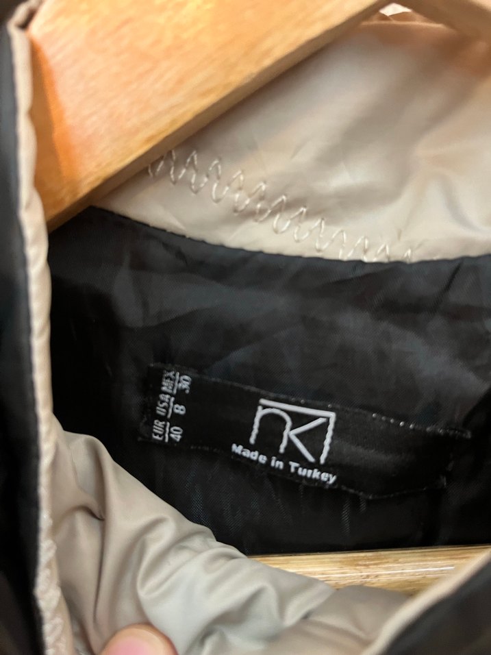 Siyah parlak Kadın Uzun Kışlık Mont - Görsel 3