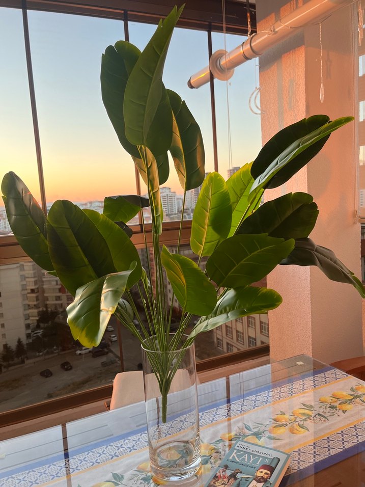 Koyu Yeşil Yapay Bitki Dalı - Görsel 3