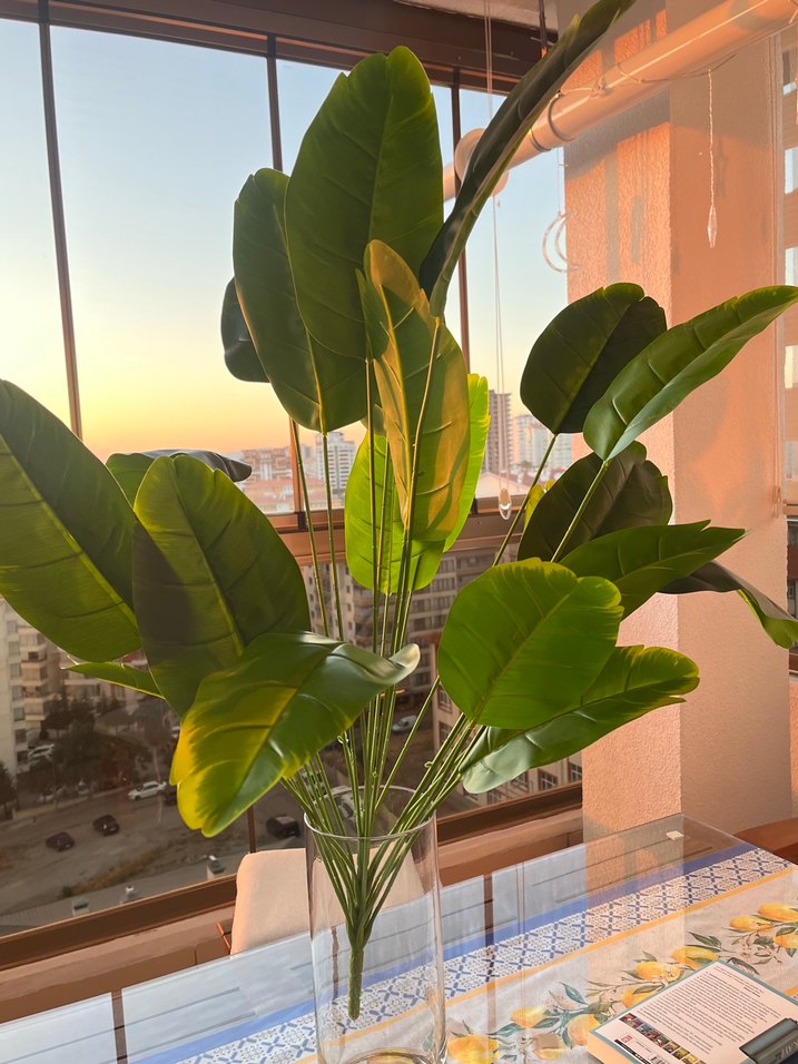 Koyu Yeşil Yapay Bitki Dalı - Görsel 2