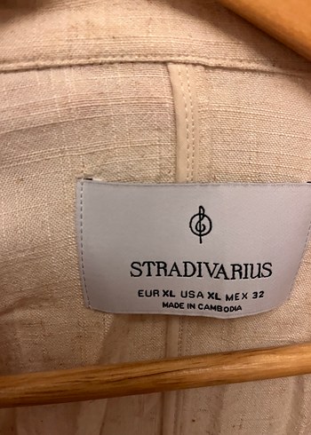 Stradıvarıus keten trençkot - Görsel 3