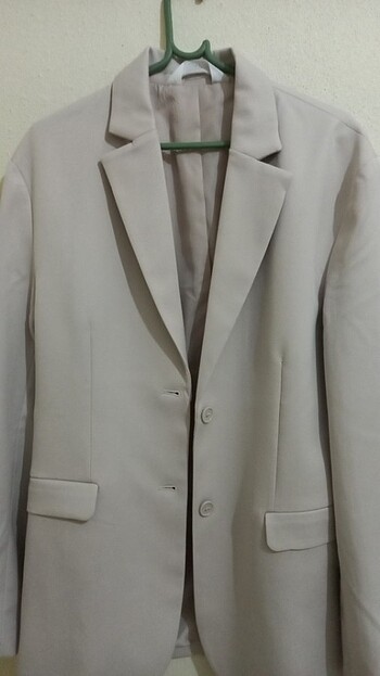 H&M Hm blazer ceket bej rengi