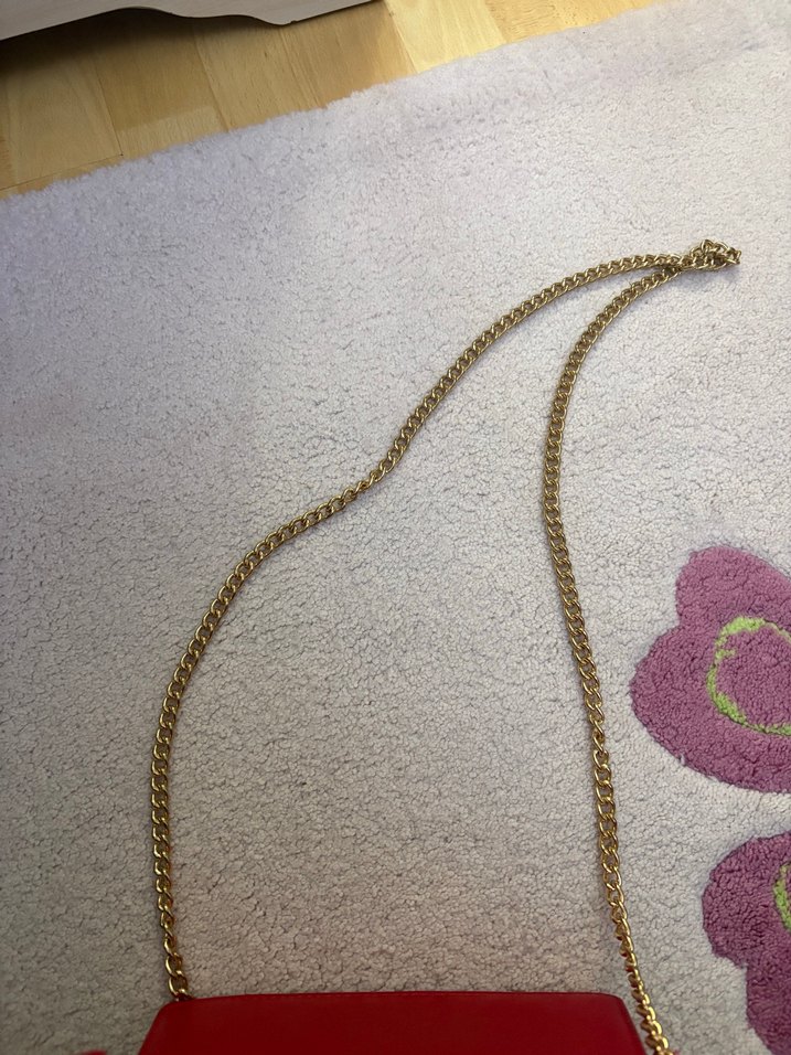 Bej Deri Fermuarlı Kadın Çantası - Görsel 5