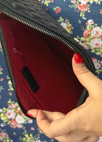 Fermuarlı Siyah Kadın Çanta - Görsel 2