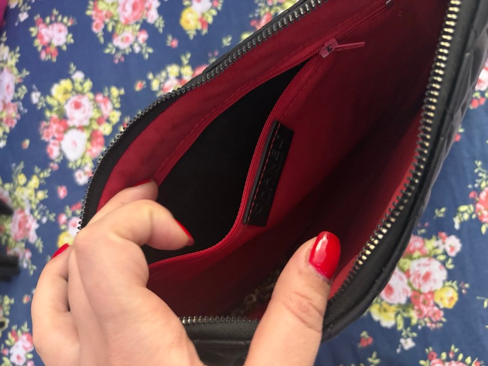 Fermuarlı Siyah Kadın Çanta - Görsel 3