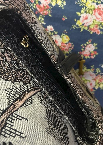 Baskılı Kemerli Kadın Çanta - Görsel 2