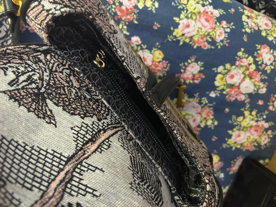 Baskılı Kemerli Kadın Çanta - Görsel 2