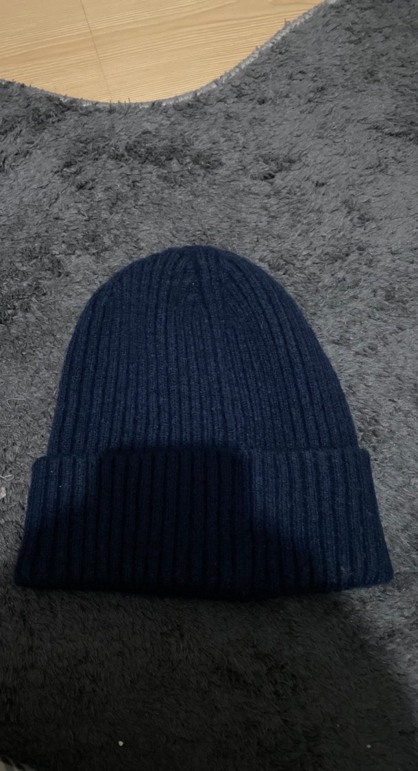 Kadın Yün Bere lacivert ve bordo kızıl - Görsel 2