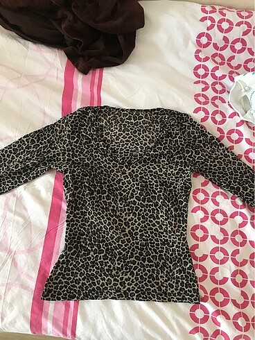 American Vintage leopar y2k bluz vintage