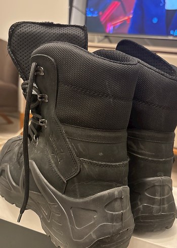 Siyah Kamuflaj Desenli Erkek Biker Botları - Görsel 3