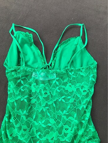 s Beden yeşil Renk Dantelli bralet