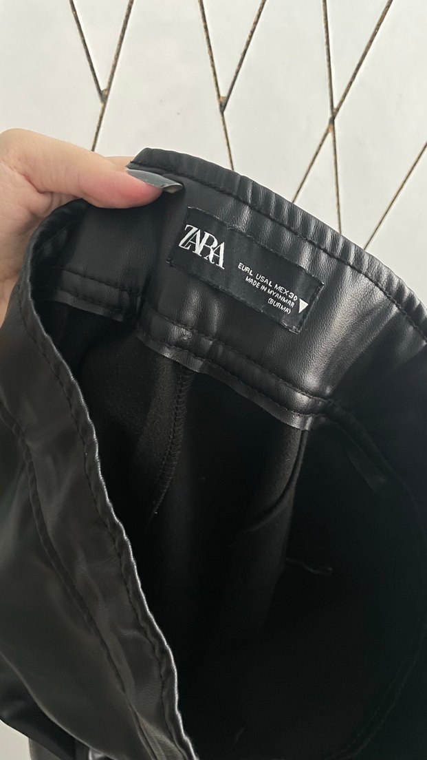 zara deri pantolon - Görsel 2