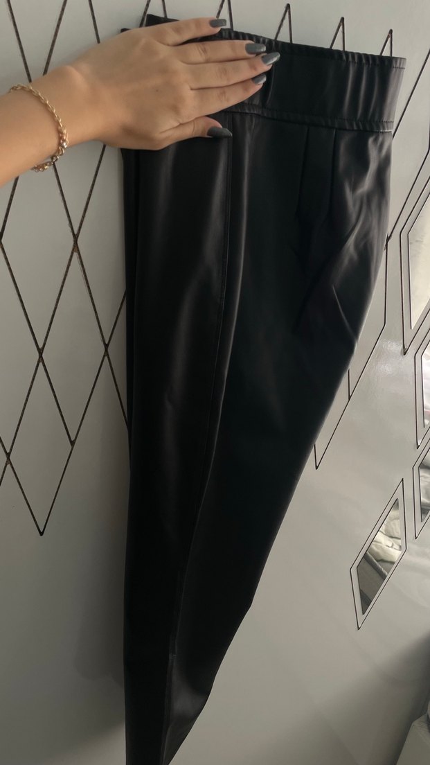zara deri pantolon - Görsel 4