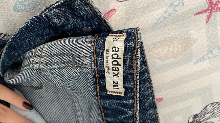 26 Beden lacivert Renk addax boyfriend pantolon