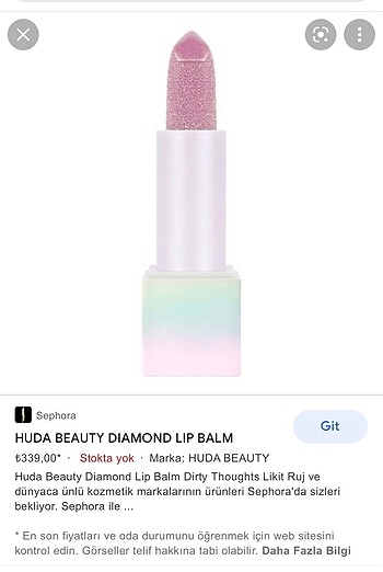 Huda Beauty Huda beauty diomand ruj orjinal