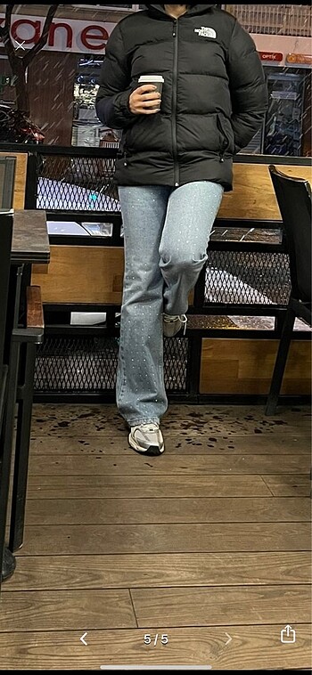 34 Beden Zara taşlı jean