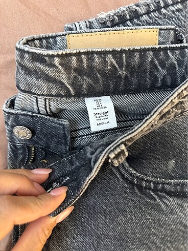 s Beden H&m regular antrasit jean