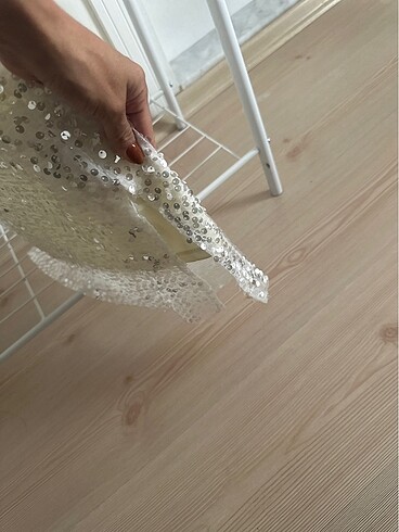 s Beden beyaz Renk Zara pullu elbise