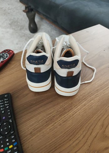 Beyaz Bağcıklı Stiletto Topuklu Kadın Spor Ayakkabı - Görsel 3