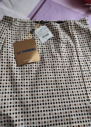 Ekose Desenli Mini Etek - Görsel 3