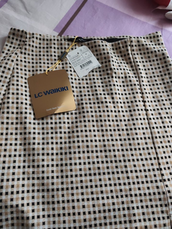 Ekose Desenli Mini Etek - Görsel 3