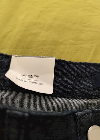 Siyah Midi Boy Regular Fit Kadın Kot Pantolon - Görsel 4