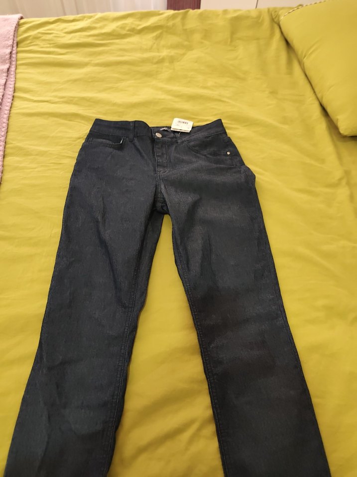 Siyah Midi Boy Regular Fit Kadın Kot Pantolon - Görsel 2