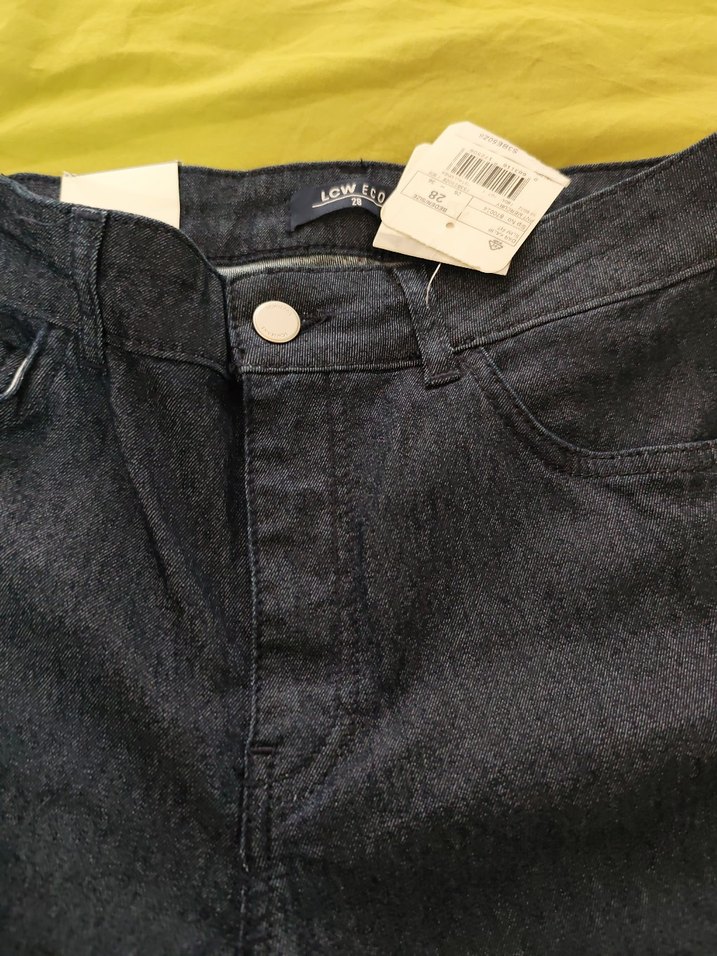 Siyah Midi Boy Regular Fit Kadın Kot Pantolon - Görsel 5