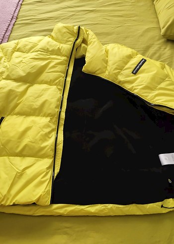Sarı Fermuarlı erkek Kışlık Mont - Görsel 3