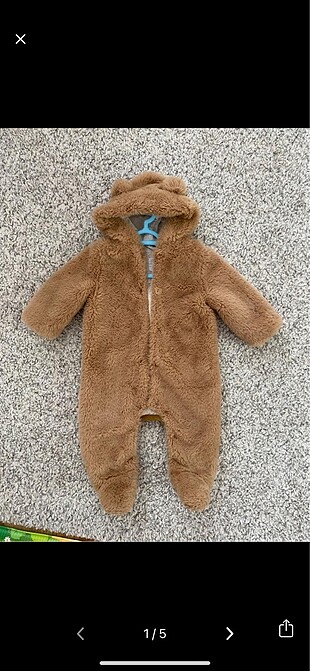 Zara peluş mont