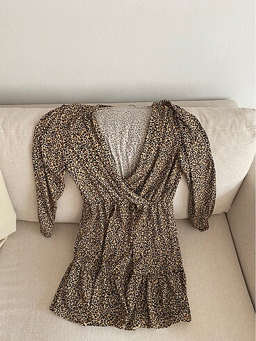 MANGO LEOPAR ELBİSE - Görsel 2