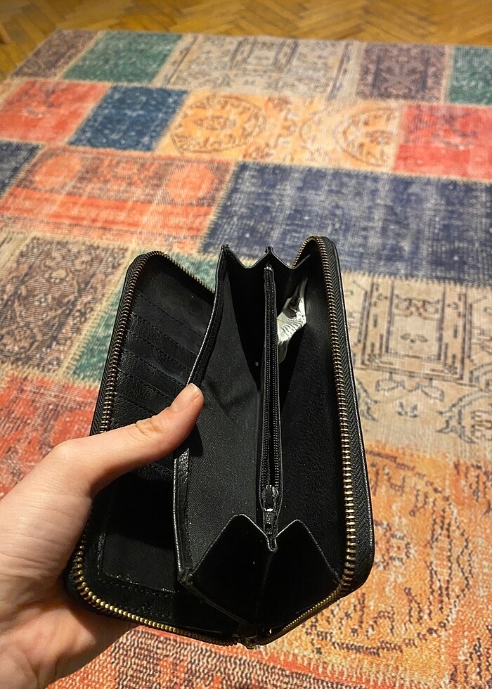 MAVİ siyah deri cüzdan - Görsel 4
