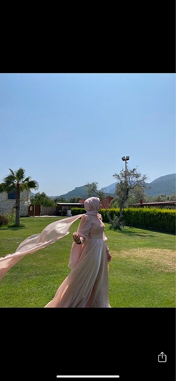 Suud Collection Pelerinli abiye