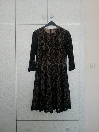 dantelli elbise