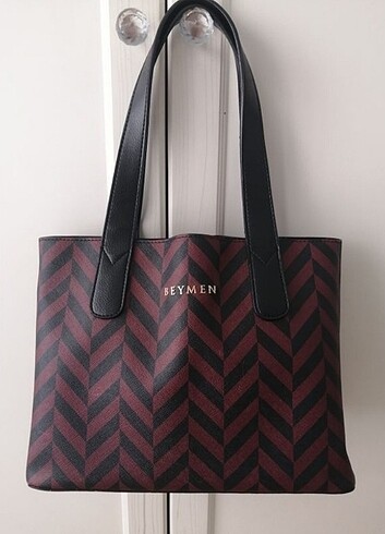 ???? Beymen Business Bordo Siyah Çanta 