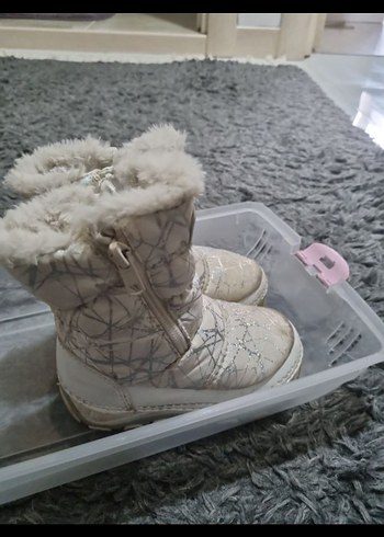 Kız Çocuk Beyaz kar botu - Görsel 2