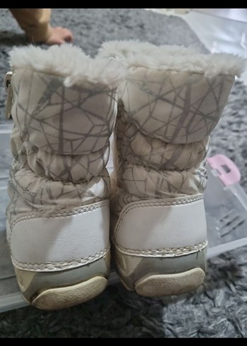 Kız Çocuk Beyaz kar botu - Görsel 3